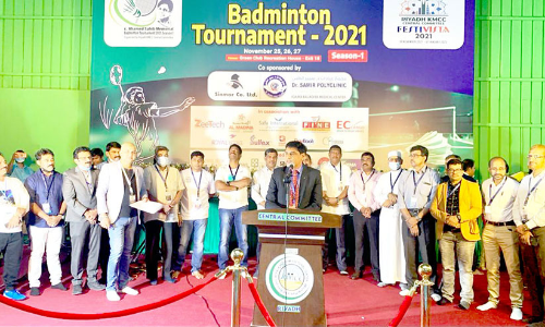 കെ.​എം.​സി.​സി ഇ​ൻ​റ​ർ​നാ​ഷ​ന​ൽ ബാ​ഡ്മി​ൻ​റ​ൺ ടൂ​ർ​ണ​മെൻറി​ന്​ തു​ട​ക്കം
