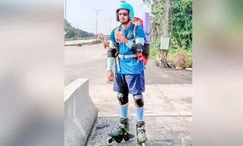 Gilberts trip to Ladakh on a roller skate