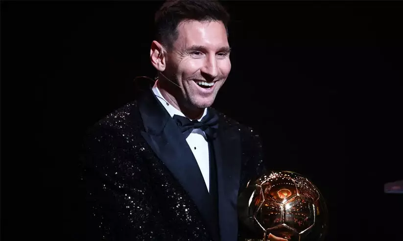 ഏഴാം സ്വർഗത്തിൽ മെസ്സി; ബാലൺ ദി ഓറിൽ ഏഴാം മുത്തം ഏഴാം സ്വർഗത്തിൽ മെസ്സി; ബാലൺ ദി ഓറിൽ ഏഴാം മുത്തം