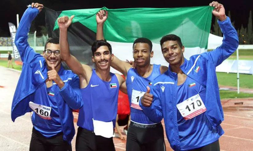 അ​റ​ബ്​ ജൂ​നി​യ​ർ അ​ത്​​ല​റ്റി​ക്​​സ്​: റി​ലേ​യി​ൽ കു​വൈ​ത്തി​ന്​ വെ​ങ്ക​ലം