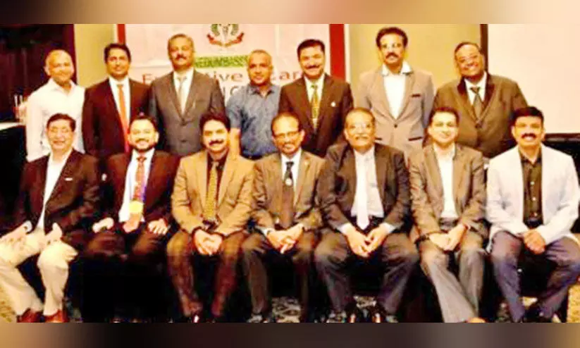 ​െഎ.​എം.​എ നെ​ടു​മ്പാ​ശ്ശേ​രി പ്ര​വാ​സി ബ്രാ​ഞ്ച് പു​തി​യ ഭ​ര​ണ​സ​മി​തി ചു​മ​ത​ല​യേ​റ്റു