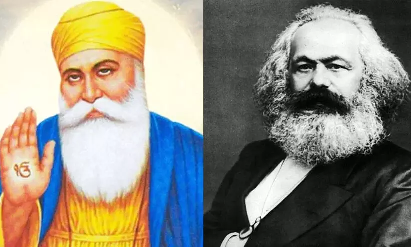 Guru nank and Marx