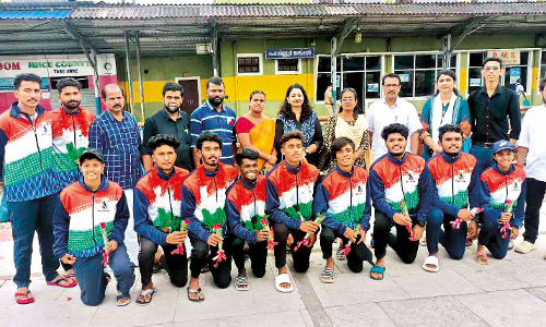 Soft Bay Ball Championship: Reception for the Indian team