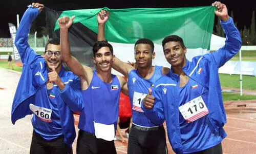 അ​റ​ബ്​ ജൂ​നി​യ​ർ അ​ത്​​ല​റ്റി​ക്​​സ്​: റി​ലേ​യി​ൽ കു​വൈ​ത്തി​ന്​ വെ​ങ്ക​ലം