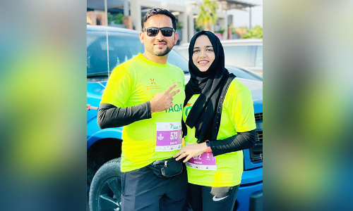 സൗ​ദി മാ​ര​ത്ത​ൺ: മ​ല​യാ​ളി​ക്ക്​ അ​ഭി​മാ​ന​മാ​യി ഷാ​ന ജ​ബി​ൻ