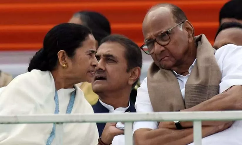 Mamata and Sharad Pawar Mamata and Sharad Pawar