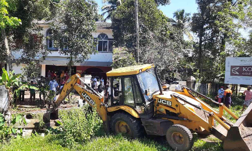 ദേശീയപാത വികസനം, പൊളിച്ചുനീക്കൽ പ്രാരംഭ പ്രവർത്തനം തുടങ്ങി