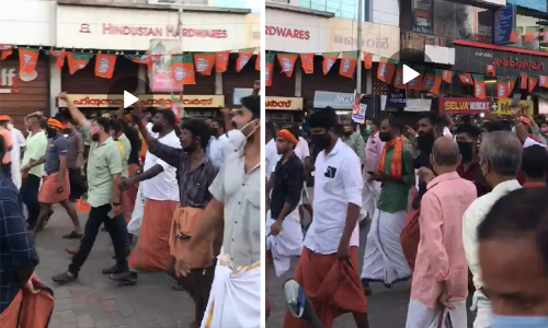 bjp rally thalassery