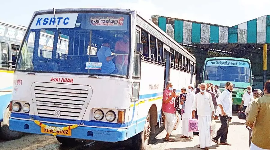 കേരള-തമിഴ്നാട് അന്തർസംസ്ഥാന ബസ്​ സർവിസ്​ തുടങ്ങി