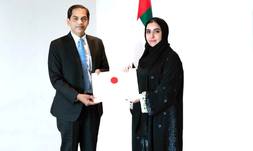 പുതിയ ഇന്ത്യൻ അംബാസഡർ നിയമനപത്രം കൈമാറി