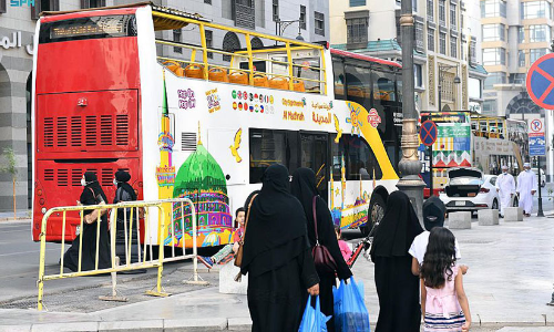 മ​ദീ​ന ച​രി​ത്ര​കേ​ന്ദ്ര​ങ്ങ​ൾ: തു​റ​ന്ന ബ​സ് സ​ർ​വി​സു​ക​ൾ വ​ർ​ധി​പ്പി​ച്ചു