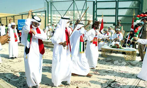 അ​തി​ർ​ത്തി ചെ​ക്ക് പോ​യ​ൻ​റി​ൽ യു.​എ.​ഇ ദേ​ശീ​യ ദി​നാ​ച​ര​ണം