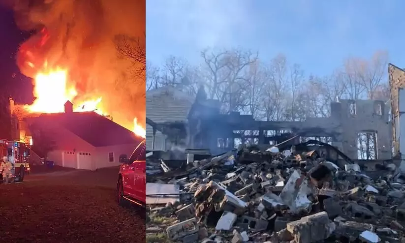 Homeowner burns down house fighting snake infestation