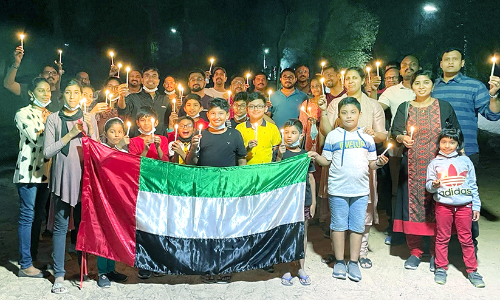 സെൻറ്​ തോ​മ​സ് കോ​ള​ജ് അ​ലു​മ്​​നി ദേ​ശീ​യ​ദി​നാ​ഘോ​ഷം; 50 മെ​ഴു​കു​തി​രി​ക​ൾ തെളിച്ചു