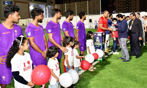 ആഘോഷമായി കെ.എം.സി.സി സോക്കർ ടൂർണമെൻറ്​