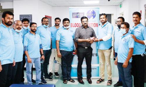 ഹോപ്​ ബഹ്‌റൈൻ രക്തദാനക്യാമ്പ് സംഘടിപ്പിച്ചു