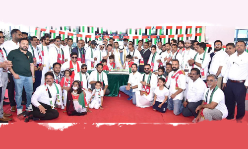 ദേ​ശീ​യ ദി​നം ആ​ഘോ​ഷി​ച്ച്​ ​െഎ.​പി.​എ