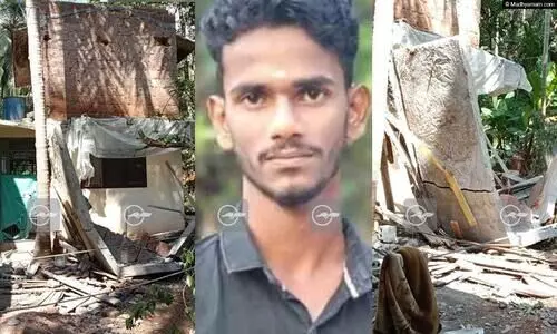 നിർമാണത്തിനിടെ വീടിന്‍റെ സ്ലാബ്​​ തകർന്ന് യുവാവ്​ മരിച്ചു; മൂന്നു പേർക്ക് പരിക്ക്