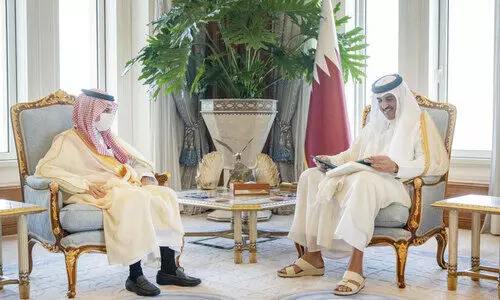 ജി.സി.സി ഉച്ചകോടി: അമീറിന് സൽമാൻ രാജാവിെൻറ ക്ഷണം ജി.സി.സി ഉച്ചകോടി: അമീറിന് സൽമാൻ രാജാവിെൻറ ക്ഷണം