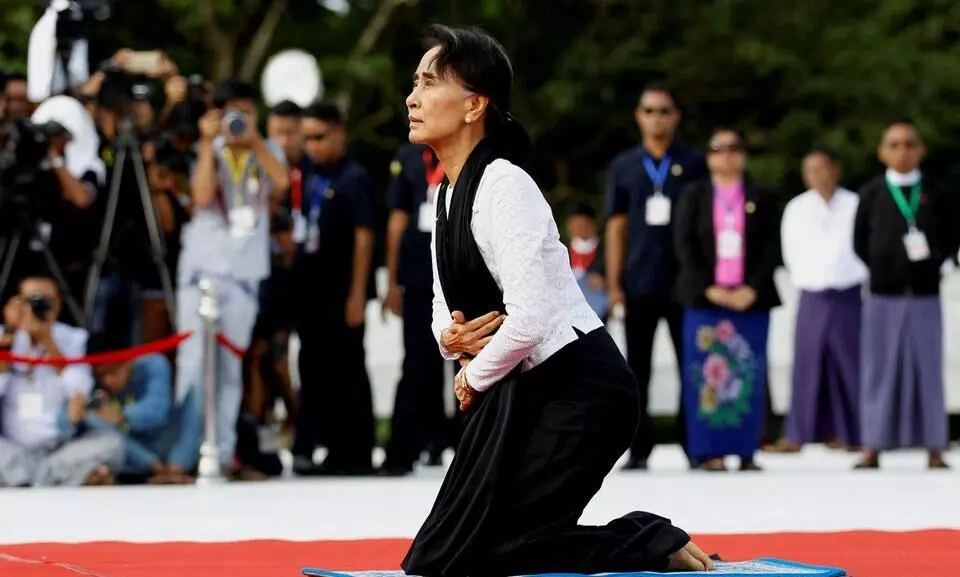 ഓങ്​ സാൻ സൂചി വീണ്ടും ജയിലിലേക്ക്​; നാല്​ വർഷം തടവ്​ വിധിച്ച്​​ പട്ടാള ഭരണകൂടം