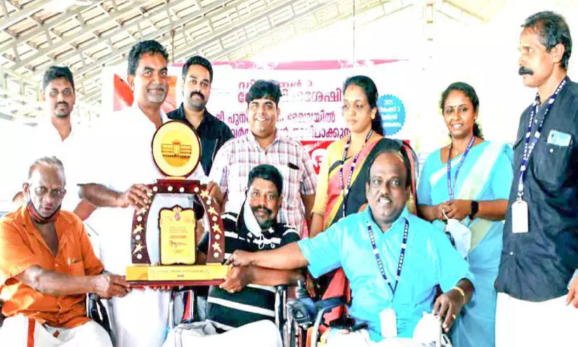 All Kerala Wheelchair Rights Federation pays respect to Peace Valley