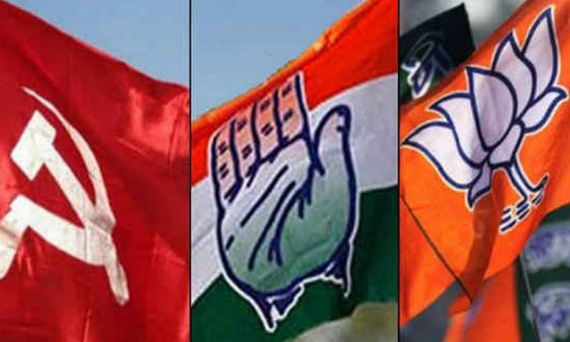 cpm, congress, bjp cpm, congress, bjp