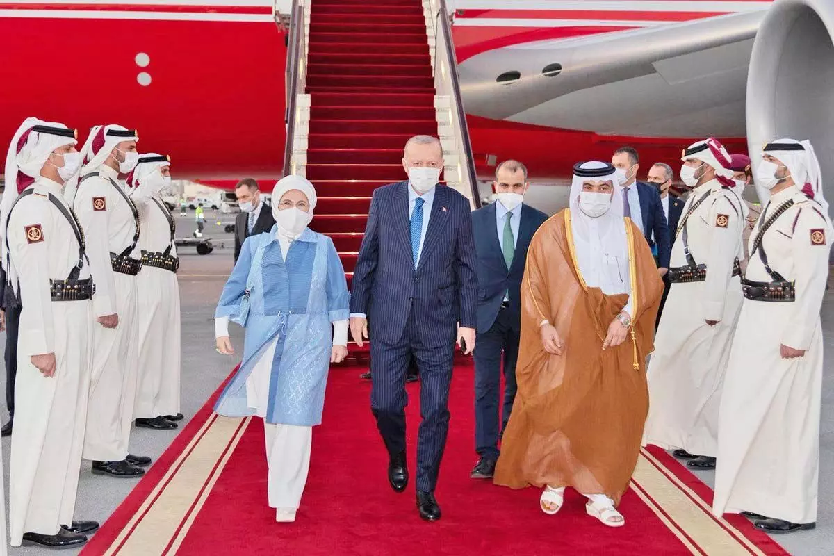 തുര്ക്കി പ്രസിഡൻറ് ഉര്ദുഗാന് ദോഹയില് തുര്ക്കി പ്രസിഡൻറ് ഉര്ദുഗാന് ദോഹയില്