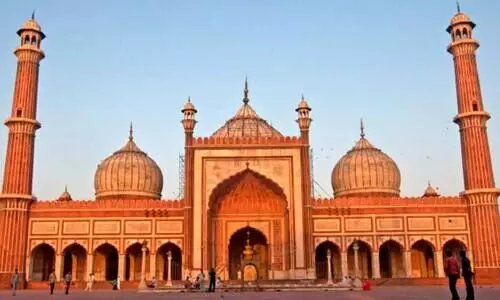 ഡൽഹി ജമാ മസ്ജിദ്​ തകർച്ച ഭീഷണിയിൽ; ന​ട​പ​ടി എ​ടു​ക്കാ​തെ ​​േക​ന്ദ്ര​വും പു​രാ​വ​സ്​​തു​വ​കു​പ്പും