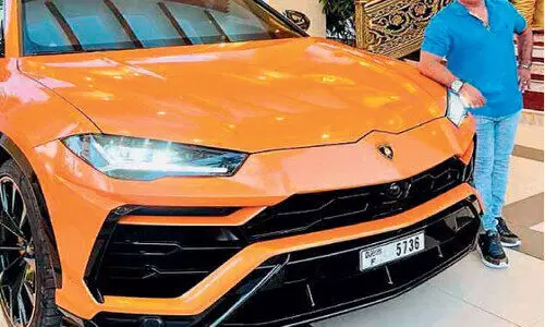 irshad  with Lamborghini