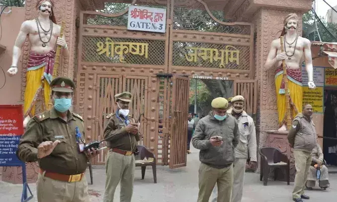 ബാബരി മസ്​ജിദ് തകർത്തതിന്‍റെ വാർഷികം: ഹിന്ദുത്വ ഭീഷണിയിൽ മഥുരയിൽ കനത്ത സുരക്ഷ