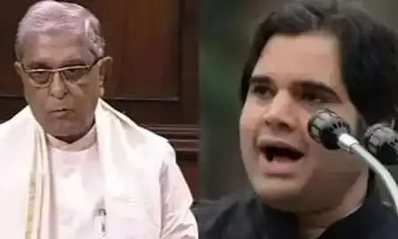 വരുൺ ഗാന്ധിക്ക്​ കോൺഗ്രസ്​ ഭാഷ; പാർട്ടിയിൽനിന്ന്​ രാജിവെക്കണമെന്ന്​ ബി.ജെ.പി എം.പി