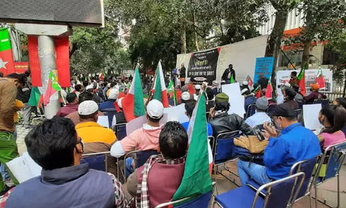 delhi protest
