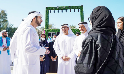 ഡേ ​ഫോ​ർ ദു​ബൈ വ​ള​ൻ​റി​യ​ർ​മാ​രെ ശൈ​ഖ്​ ഹം​ദാ​ൻ ആ​ദ​രി​ച്ചു