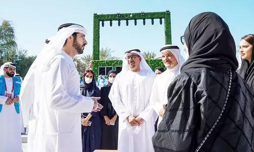 ഡേ ​ഫോ​ർ ദു​ബൈ വ​ള​ൻ​റി​യ​ർ​മാ​രെ ശൈ​ഖ്​ ഹം​ദാ​ൻ ആ​ദ​രി​ച്ചു