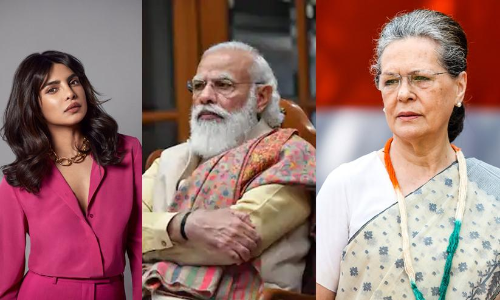 Modi Priyanka Chopra Sonia gandhi