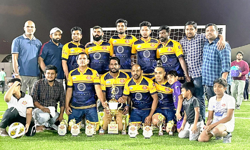 ഫു​ട്ബാ​ൾ ടൂ​ർ​ണ​മെൻറ്​ സം​ഘ​ടി​പ്പി​ച്ചു