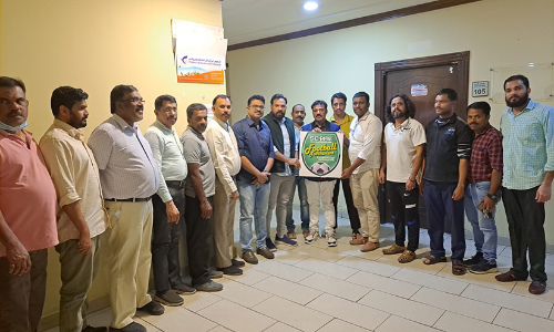 പി.​വി. മു​ഹ​മ്മ​ദ് അ​രീ​ക്കോ​ട് മെ​മ്മോ​റി​യ​ൽ ഫു​ട്ബാ​ൾ; ലോ​ഗോ പ്ര​കാ​ശ​നം