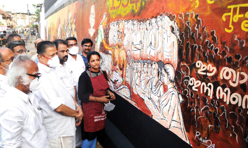 kannur sub jail painting
