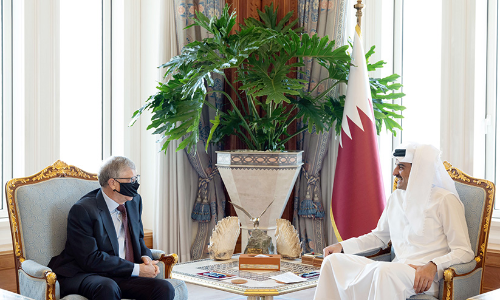 ബിൽഗേറ്റ്​സ്​ അമീറിനെ സന്ദർശിച്ചു