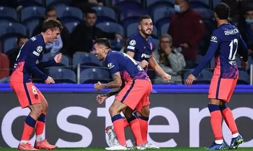 ചാമ്പ്യൻസ്​ ലീഗ്​ ഫുട്​ബാൾ: അ​ത്​​ല​റ്റി​കോ നോ​ക്കൗ​ട്ടി​ൽ; മി​ലാ​ൻ പു​റ​ത്ത്​