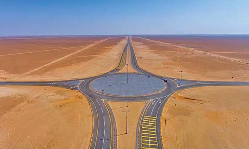 saudi oman road