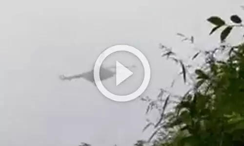 മഞ്ഞിനുള്ളിലേക്ക് മായുന്ന ഹെലികോപ്ടർ; അപകടത്തിന് തൊട്ടുമുമ്പുള്ള ദൃശ്യങ്ങൾ