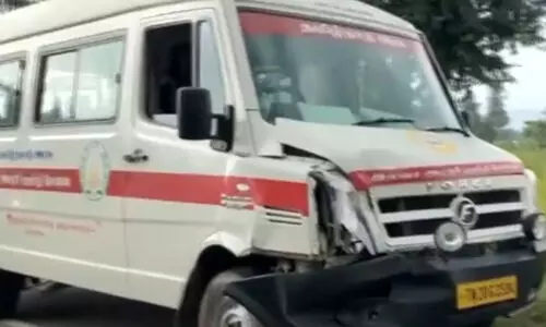 വിലാപയാത്രക്കിടെ വാഹനവ്യൂഹം അപകടത്തിൽപെട്ടത് രണ്ടു തവണ; 10 പൊലീസുകാർക്ക് പരിക്ക്