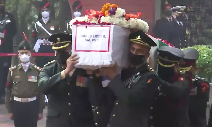 military chopper crash, LS Lidder