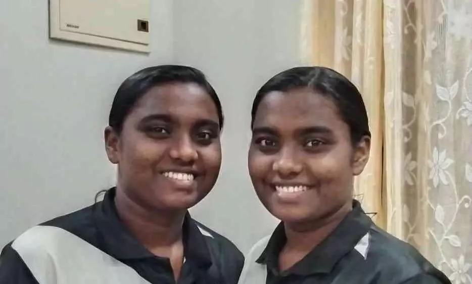 ജൂനിയർ അത്ലറ്റിക്സിൽ തിളങ്ങി ഇരട്ട സഹോദരിമാർ