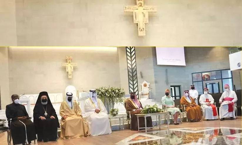 ബഹ്​റൈനിലെ ക​ത്തോലിക്ക ദേവാലയം രാജകുമാരൻ വിശ്വാസികൾക്ക്​ സമർപ്പിച്ചു​