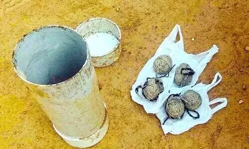 നാടൻ ബോംബുകൾ കണ്ടെടുത്തു