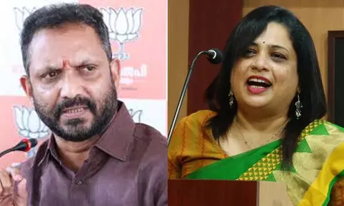 ഫേസ്​ബുക്​ പോസ്റ്റ്​: രശ്​മിത രാമചന്ദ്രനെതിരെ നടപടി വേണമെന്ന്​ കെ. സുരേന്ദ്രനും യുവമോർച്ചയും