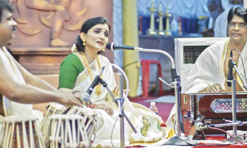 സംഗീത തേന്മഴ പൊഴിച്ച് മഞ്ജരി