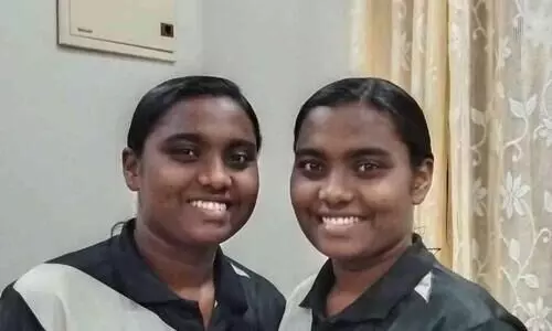 ജൂനിയർ അത്ലറ്റിക്സിൽ തിളങ്ങി ഇരട്ട സഹോദരിമാർ